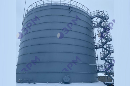 Резервуар для битума 4000 м3  - Опытный завод резервуаров и металлоконструкций
