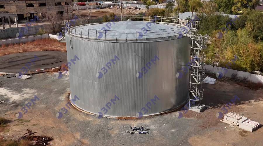 Резервуар 5000 м3 для темных нефтепродуктов
